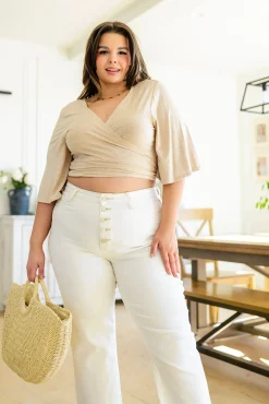 Tiny Dancer Wrapped Cropped Top