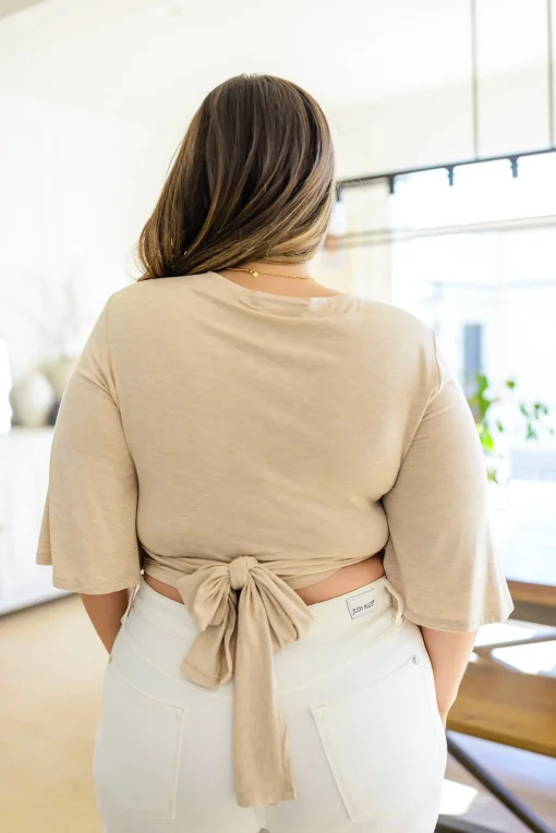 Tiny Dancer Wrapped Cropped Top