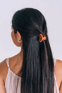 Tiny Teleties Open Claw Clip - Coral