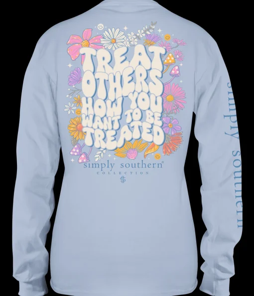 'Treat Others How You Want To Be Treated' Long Sleeve Tee by Simply Southern