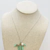 Turtle Charm Pendant Necklace