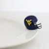 University of West Virginia Football Helmet Mini by Nora Fleming