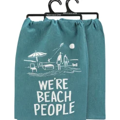 'We're Beach People' Kitchen Towel