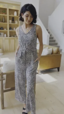Wild Thing Animal Print Jumpsuit