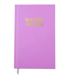 'Wildest Dreams' Lavender Hardcover Journal