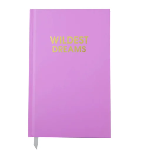 'Wildest Dreams' Lavender Hardcover Journal