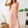 You Swoon, You Sigh Ruffle Neckline Jumpsuit