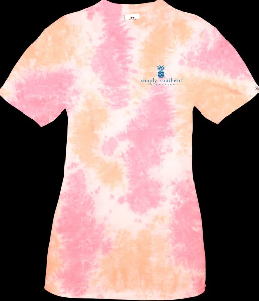 Youth 'Fiesta Then Siesta' Tie Dye Short Sleeve Tee by Simply Southern