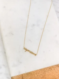 Zodiac Name Plate Necklaces